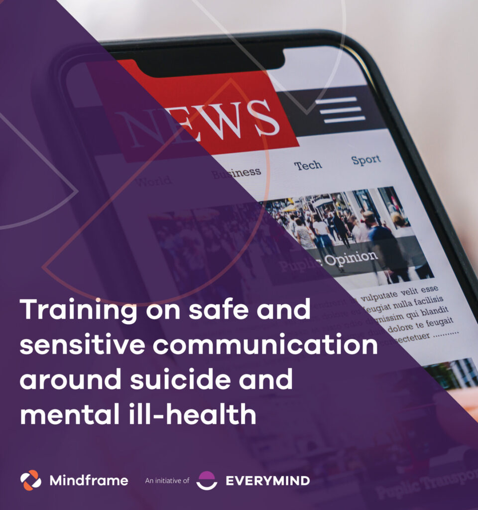 Mindframe drop-in session: Guidelines for communicating about suicide