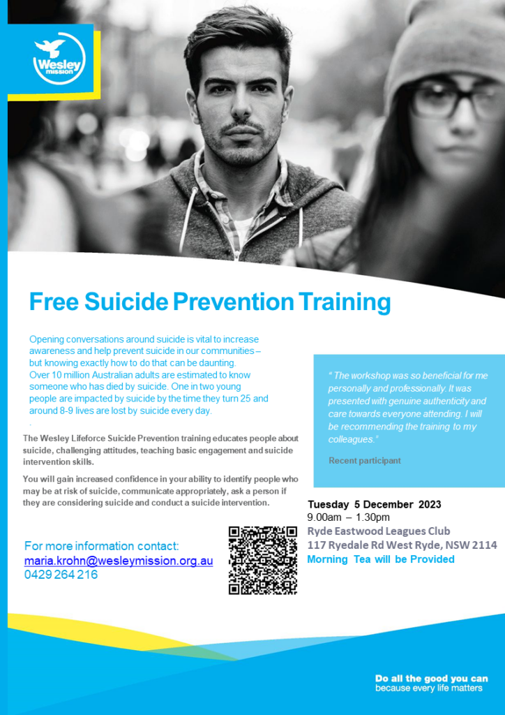 Suicide Prevention Training
